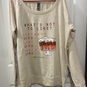 Cream Graphic Sweatshirt